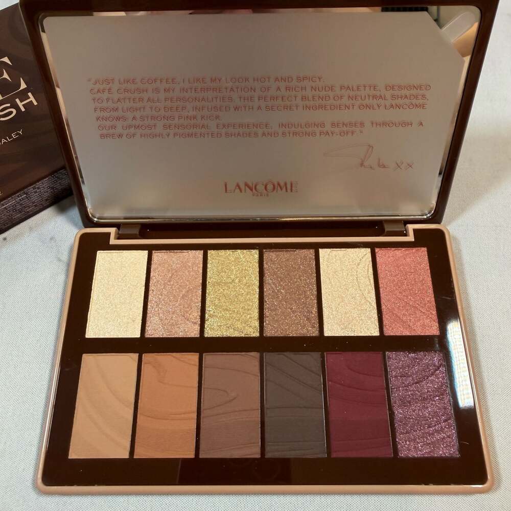 Lancôme x Sheika Daley Idôle Café Crush Eyeshadow Palette BNIB - Picture 2 of 5